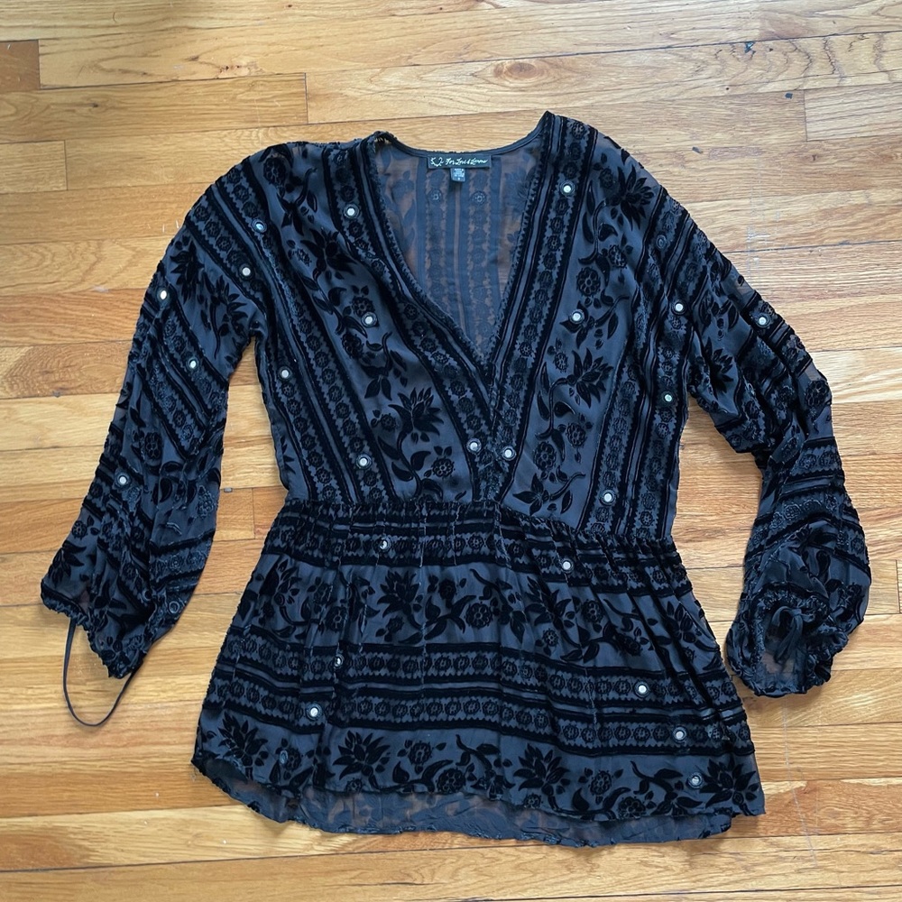 For Love & Lemons Velvet Dress